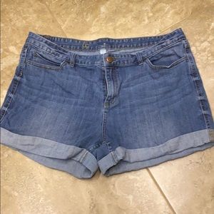 Denim shorts